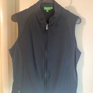 Tail Tech Golf Navy Zip Up Vest. EUC.